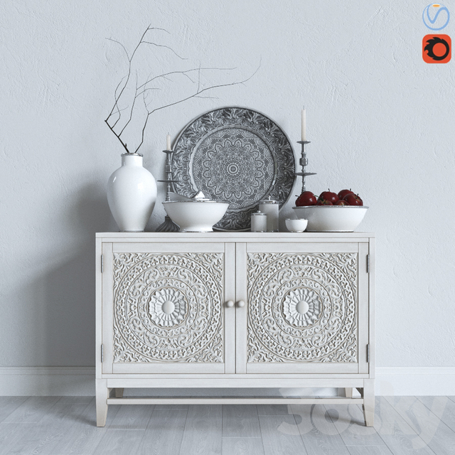 کنسول نقش دار کلاسیک