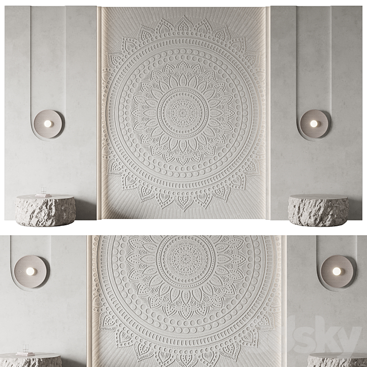 دیوار تاج بالای تخت