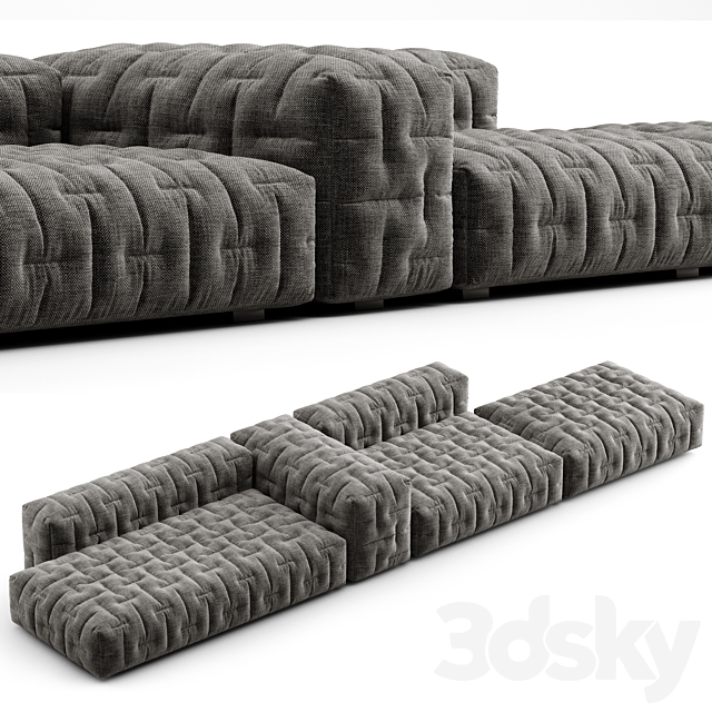 دانلود آبجکت مبل لمسه‌کاری راحتی برای اسکچاپ و راینو
