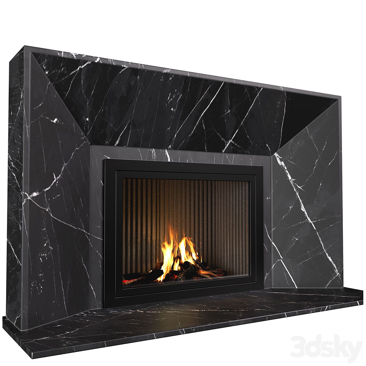 Art deco fireplace