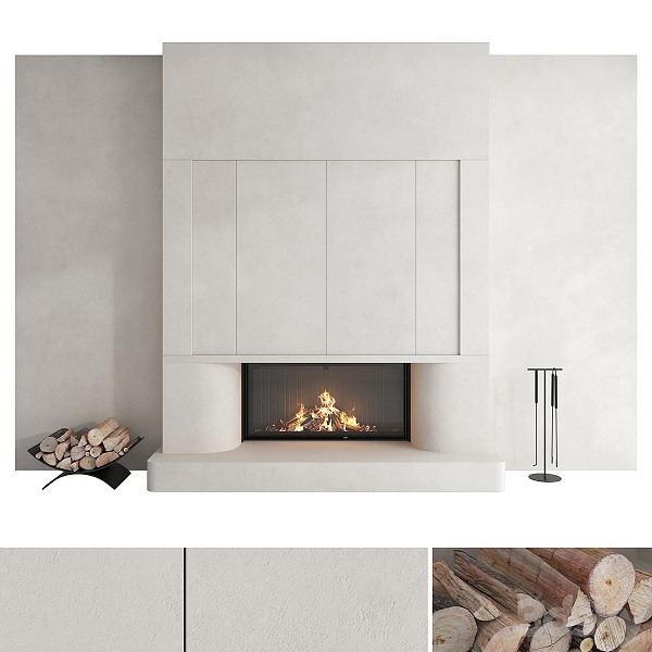 آبجکت شومینه مدرن برای Rhino و SketchUp